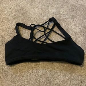 black lululemon bra!!!